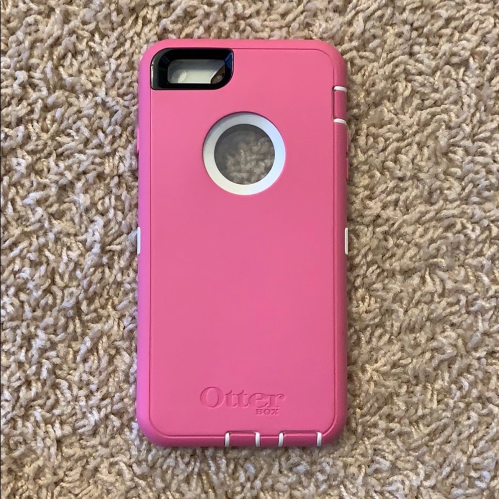 iPhone 6/6s plus Otterbox Defender case- Pink